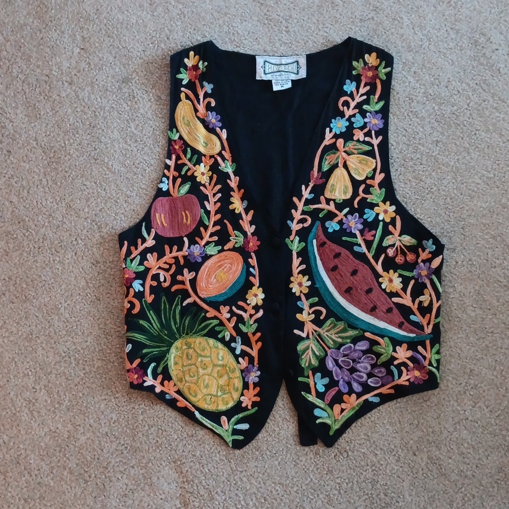 Vintage fruit vest
